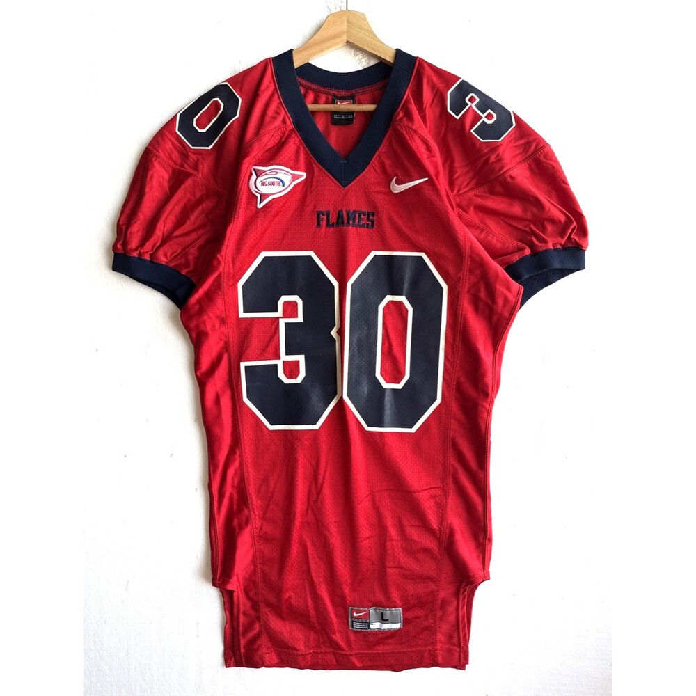 Nike Player Issued Liberty Univ Flames Football Red Jersey Large NCAA Big South